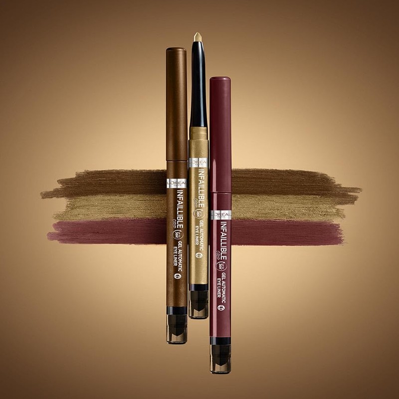 L'Oréal Paris Waterproof Eyeliner with Gel Formula and Integrated Sponge