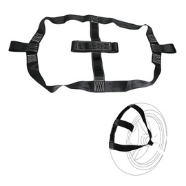 Motorcycle Rear Wheel Tie Down, Motorcycle Tire Straps Motorcycle Rear Wheel Tie Down Strap Transport Strap for Cargo Trailer Super Heavy Duty Strong Polyester