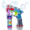 Light Up Bubble Fun Bubble Blowing Gun with Flashing LED