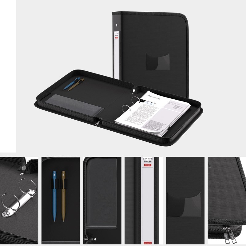 Ring Binder A4 Fireproof Folders Ring Binder 2 O-Ring A4