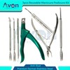 Professional Manicure & Pedicure Set - 7-Piece German Stainless Steel