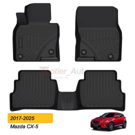 toptier_autoparts For Mazda CX-5 Floor Mats All Weather Liners - 2017-2025 OEM Quality TPE Rubber