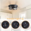 Litaddscen 2 Pack Black Farmhouse Flush Mount Ceiling Light,2-Light Rustic