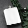 iSavage 6oz Hip Flask Popular Shape 18/8 Stainless Steel Mirrored