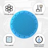 NON-SQUARE Car Cup Holder Coaster, 4 Pack PVC Anti Slip