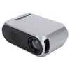 Mini Projector Silver Micro Portable 1080P LED Multi Function for