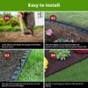 AGTEK 92FT Plastic Landscape Edging Kit 2in. Height No-Dig Garden