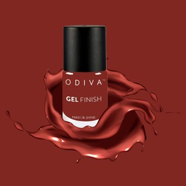 ODIVA Scarlet Ribbons Nail Polish, Red, 11 Ml