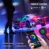 WEBUPAR Dreamcolor Acrylic Interior Car Lights, 10 in 1 LED