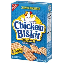 Nabisco, Chicken In A Biskit, Original Crackers, 7.5oz Box (Pack of 4)