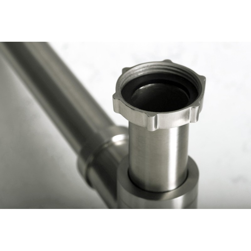 DAX Brass Sink P Trap, Matte Black