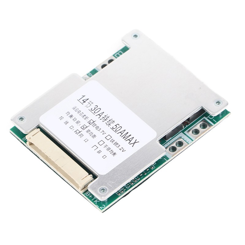 14S 50V 30A Lithium Battery Protection Board BMS PCB Board
