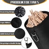 Hanging Clothes Peg Bag, 15 x 20 cm, Black Clothes