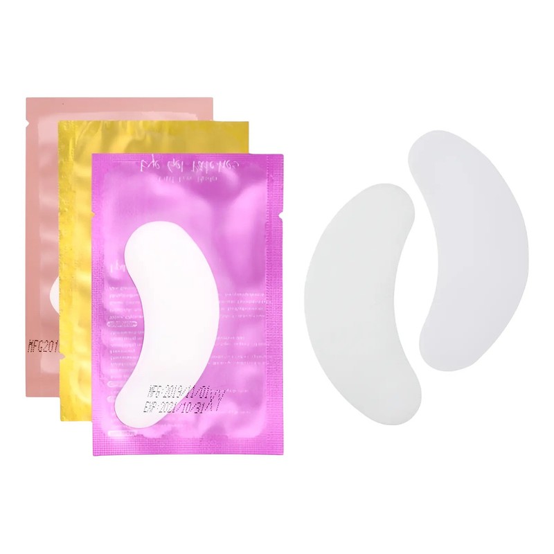 50 Pares Parches Hidrogel Pestañas Flor V Forma A Elegir