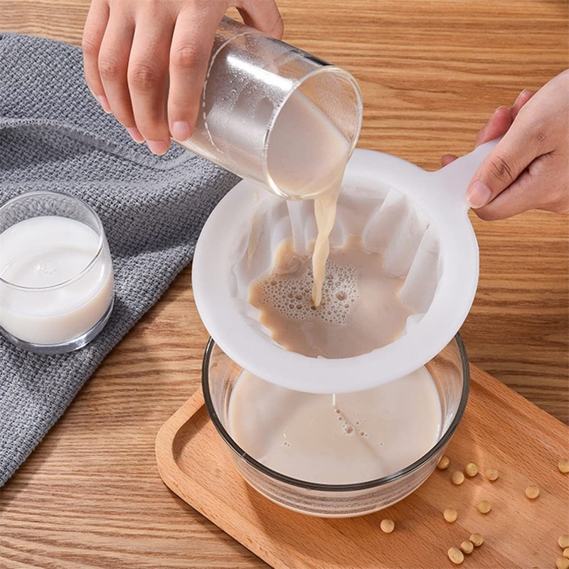 Mesh Kitchen Ultra-fine Mesh Strainer Kitchen Nylon Mesh Filter Spoon