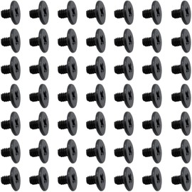 50pcs NVMe M.2 SSD Mounting Screws,Stainless Flat Phillips Head HDD M2 x 3mm Screw for Computer PC Laptop Case WLAN Card Cooling Fan I/O Board,M2*3mm Black