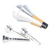 Trumpet Mouthpiece Mute Set 3C 5C 7C Practice Silencer Combination