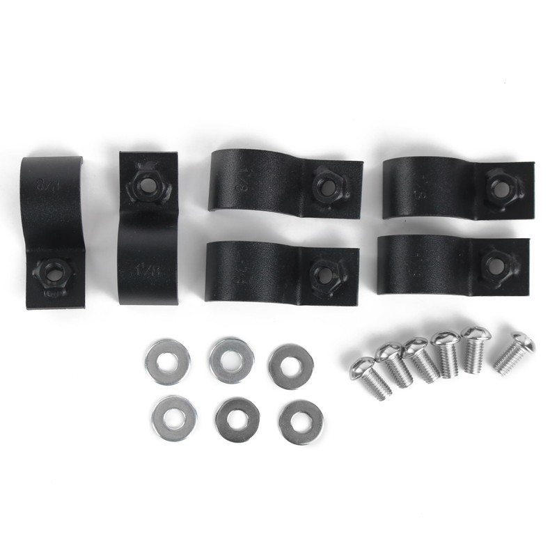 REARACE Front A-Arm Guards, 4mm Aluminum A-Arm Skid Plates Fit