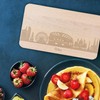 GRAVURZEILE Breakfast Board with Engraving – Skyline Vienna – Wooden