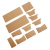 13 Pcs Leather Wallet Template Transparent Clear Acrylic Leather Template