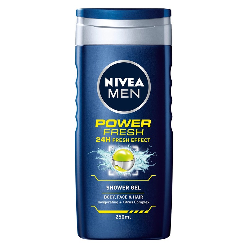 Nivea MEN Shower Gel Twin Set SENSITIVE & POWER FRESH