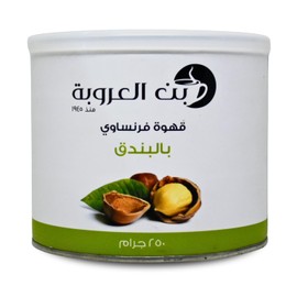 1 Pack Orouba French Coffee With Hazelnut Premium Turkish Coffee Ground Oriental Original Cafe Oroba Aloroba Aleuruba Egyptian Egypt Arab Arabic Kosher Halal (8.82 oz / 250 gm) العروبة قهوة بالبندق