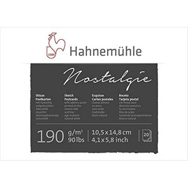 Hahnemühle Sketch Postcards 190 g/m², DIN A6, 20 Sheets