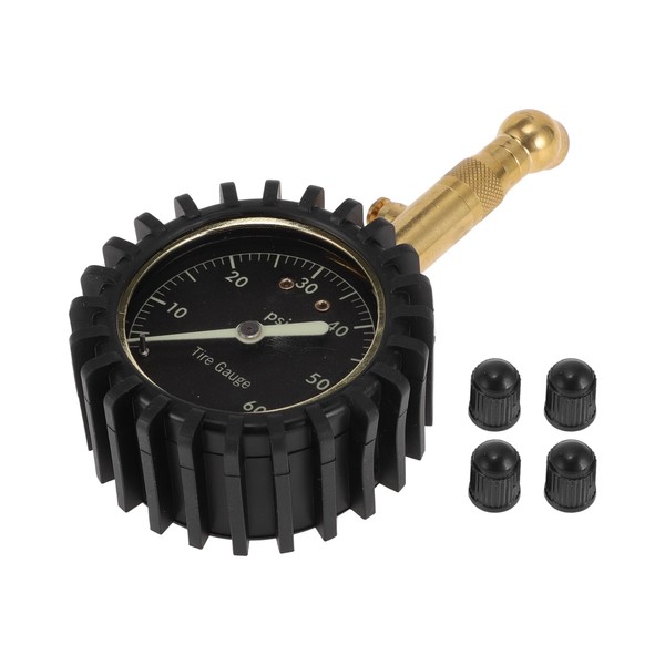 RATCHROLL 1 Pcs Universal Tire Pressure Gauge 60 PSI 2.76Inch