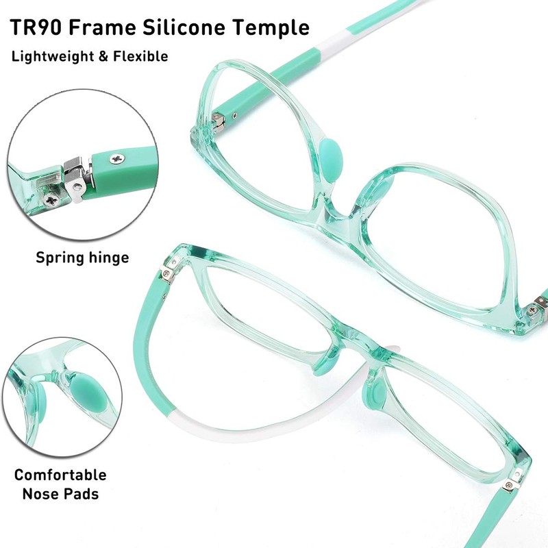 Kids Blue Light Blocking Glasses for Boys Girls Computer Gaming