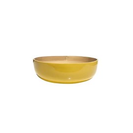 IBILI Natural Bamboo Bowl Mustard Shiny 25 x 8 cm
