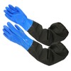 MECCANIXITY Long Waterproof Gloves 28 Inch Elastic Cuff Rubber Chemical