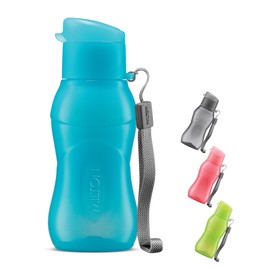 MILTON Travel Water Bottle – 1Pcs Reusable Sports Bottle with Easy Open Close Lid and Leakproof Neck – Food Grade Plastic Water Bottles for Adults and Kids, School, Gym