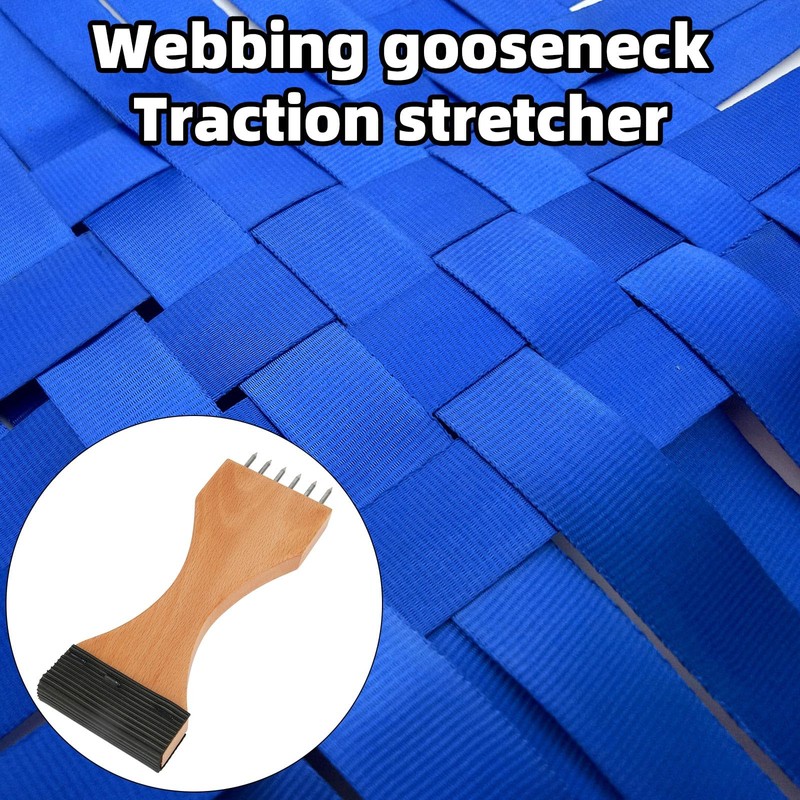 Webbing Stretcher, Upholstery Tool to Catch The Webbing Close to