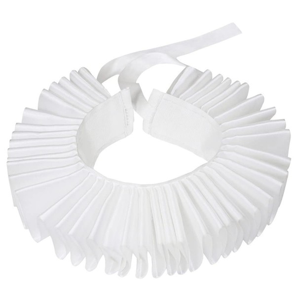 SSDH Victorian Renaissance Elizabethan Ruffle Neck Collar white Cosplay Choker