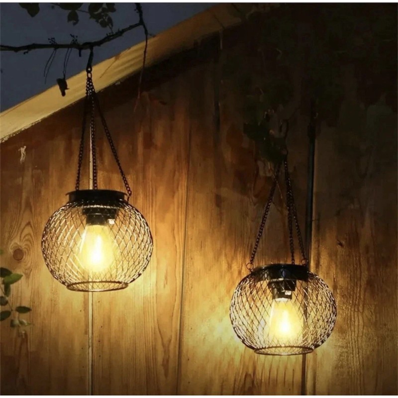 KagoLing 4PCS Solar LED Lantern Light Outdoor Garden Patio Path