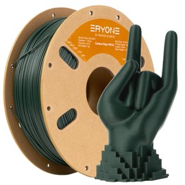 ERYONE Carbon Fiber PETG Filament 1.75mm +/- 0.03mm, 3D Printing Filament PETG CF, 1kg(2.2LBS)/Spool, Olive Gree