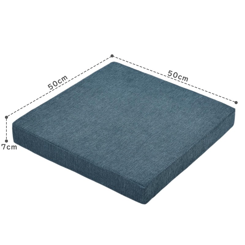 Baibu Home Low-Resilience + High-Resilience Cushion, Thick 2.8 Inches (7