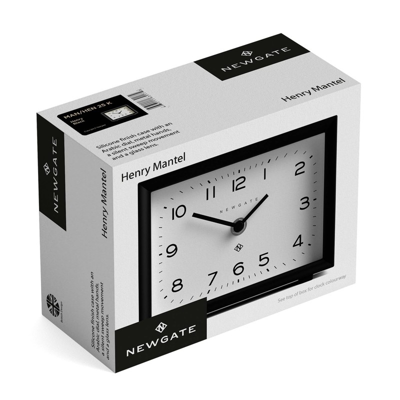 NEWGATE® Henry Desk Clock | Contemporary Rectangular Design | Posh