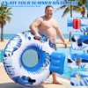 PAFOLO Pool Float, 56" Inflatable River Tube, Heavy Duty River