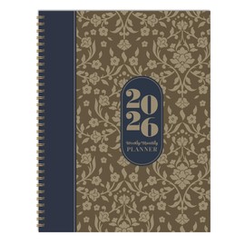 2026 Bonjour Book of Blooms Large Weekly Monthly Planner