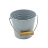 Small Metal Bucket/Pail Montessori Practical Life Material (Blue Ash)