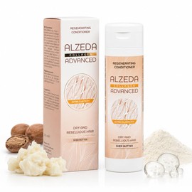 ALZEDA ADVANCED Regenerating Hair Conditioner 250 ml | Collagen + Shea Butter | Gentle Moisturiser for Damaged, Dull and Dry Hair | pH Balanced, Easy to Comb