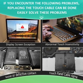 YWLRONG for MacBook Pro 13 inch Retina A1502 Trackpad Touchpad Ribbon Flex Replacement for MacBook Pro Retina 13" Retina A1502 2012 2013 2014 2015 Assembly Parts with Repair Tools