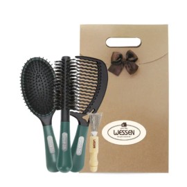 Hair Care Product, wesin reobeo Green Hair bit Hair Brush Set Scalp Volume BNS for daily shower and hair routines, Korean beauty hair care item, and Personal