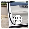 100PCS Plastic Car Body Trim Clips, Universal Car Bumper Clips,