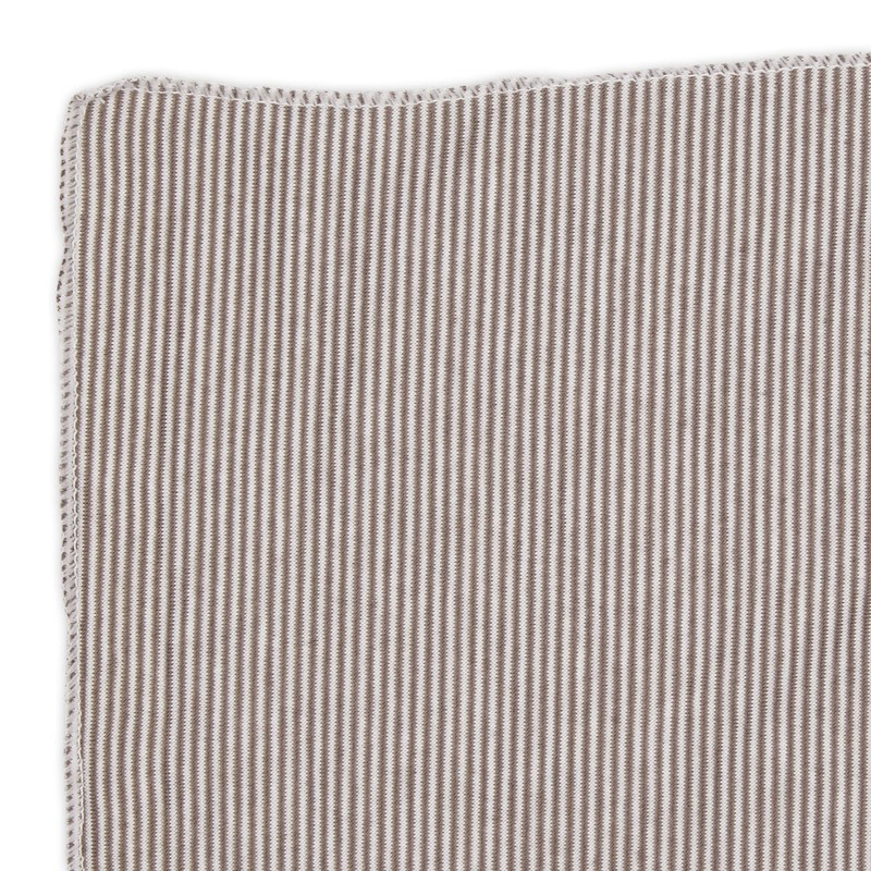 Bucky Jersey Stripe Comfort Travel Accessories, Blanket Scarf, Taupe, One