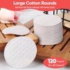 ICOTLE Rondas de algodón extra grandes, diámetro 3.14 pulgadas, almohadillas