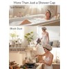 Auban Forro Rizo Mantiene Cabello Seco Gorro Ducha Mujer Baño