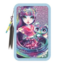 Nebulous Stars NS12605 3 Compartment Isadora Pencil Case, Multi-Colour