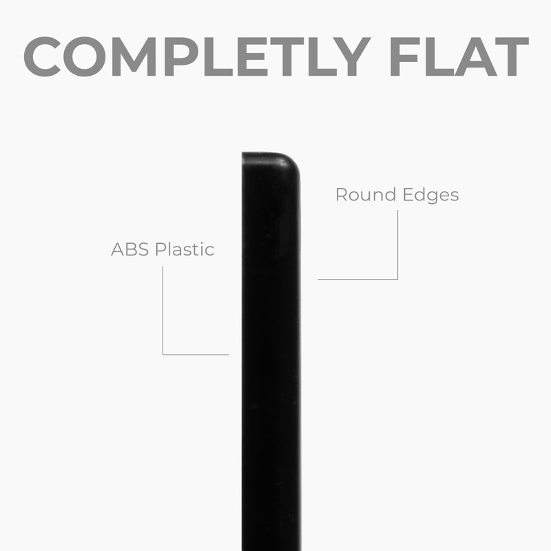 HVAC OV 10" x 10" Inch (Grille Dimensions) Black Plastic